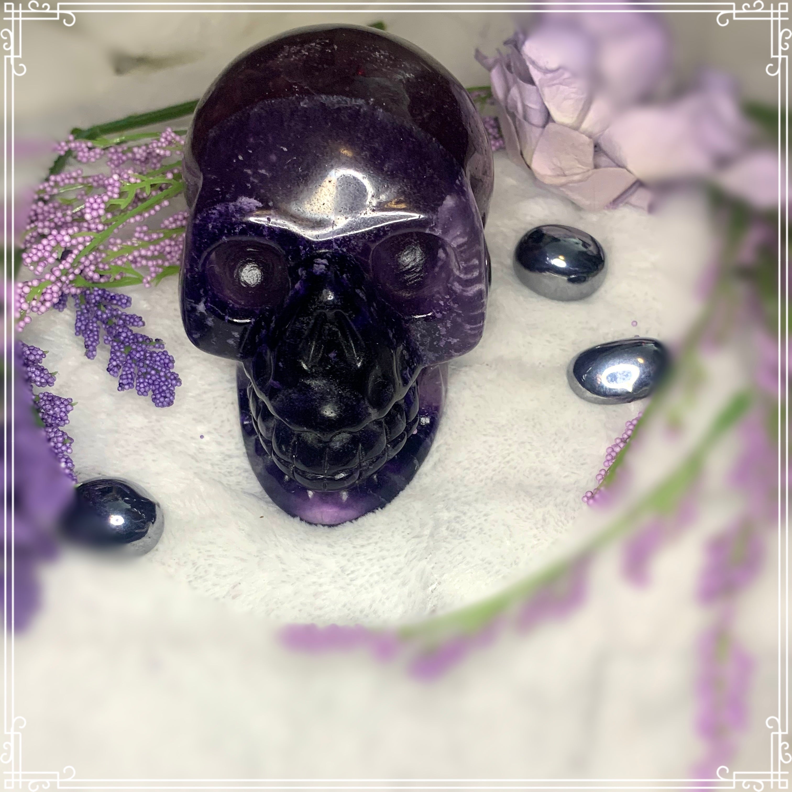 Fluorite Skull